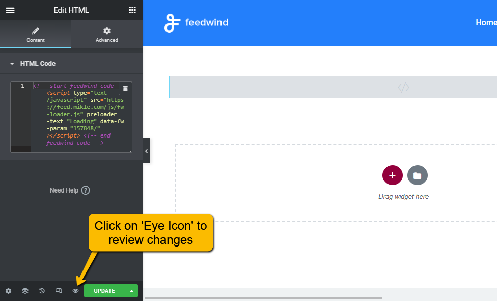 Click-on-Eye-Icon-to-review-changes