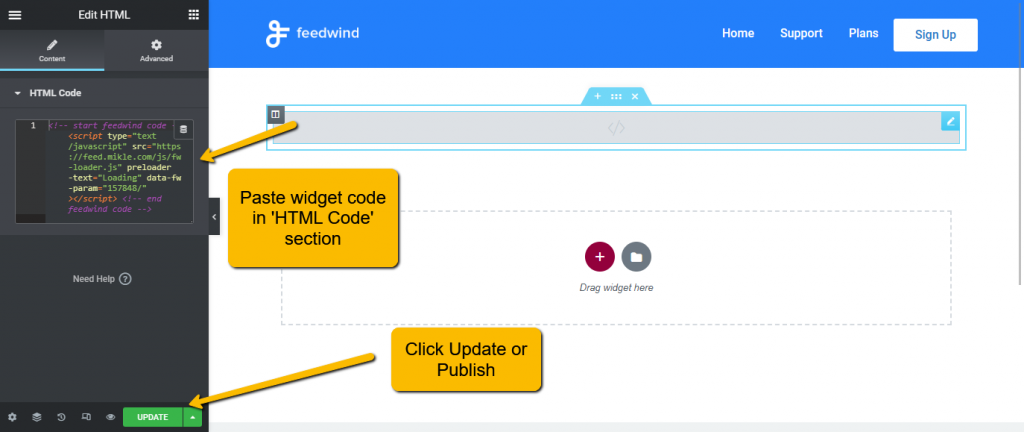 Paste-widget-code-in-HTML-Editor